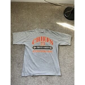 Y2K Kansas City Chiefs Trent Green #10 T-Shirt  AllSport Heavyweight T-Shirt